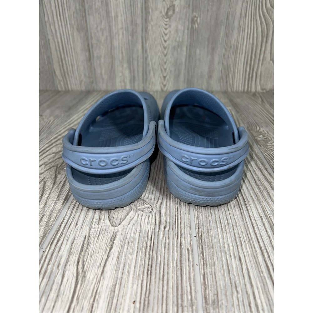 Croc Light Blue Strap Sandals Comfortable Lightweight Unisex SZ 5 (M) 7 (W) - Picture 3 of 6